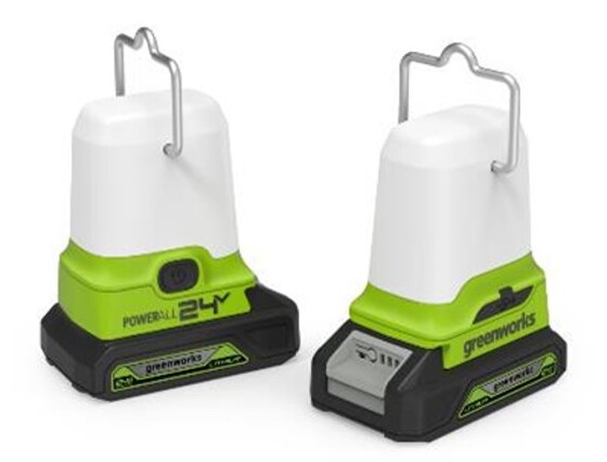 Lámpa akkumulátoros Greenworks G24LA500 500lm, 24v akku és töltő nélkül 3501007-GW