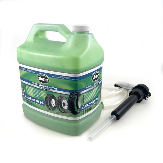 SLIME Slime defektgátló folyadék tubeless, 3,8l, töltő pumpával(43 kerék) SDSB-1G/02 ÚJ CIKKSZÁM 10206-5