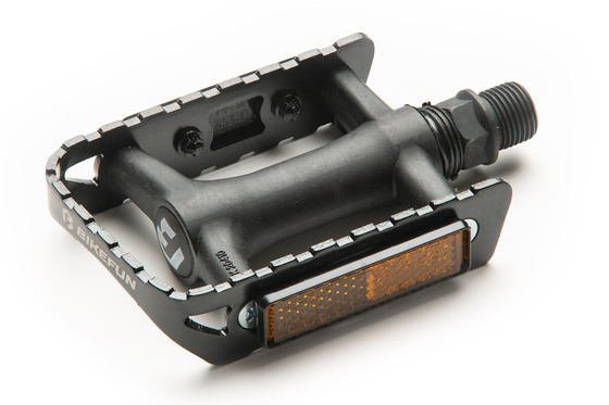 BIKEFUN Pedál BF MTB Hiker PP body, alu keret, ezüst/fekete R199/BF