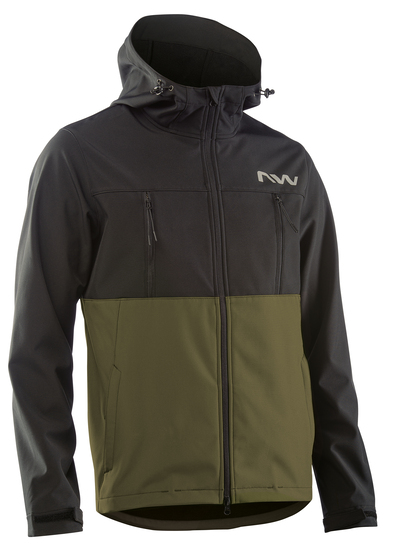 NORTHWAVE Dzseki NW EASY OUT SOFTSHELL M zöld/fekete 89221083-61-M