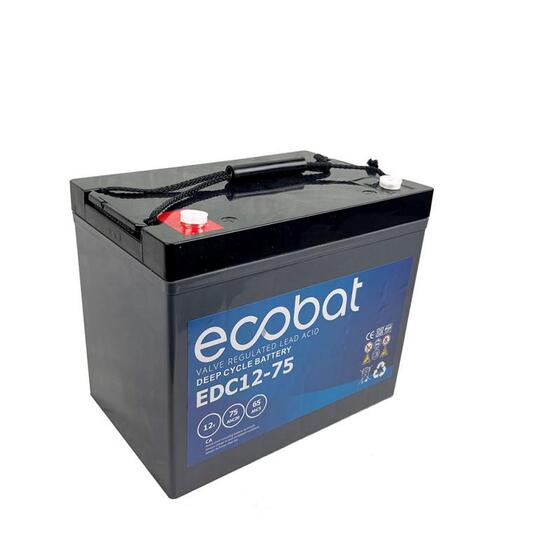 Ecobat gondozásmentes akkumulátor 12V 75Ah EDC 12731020