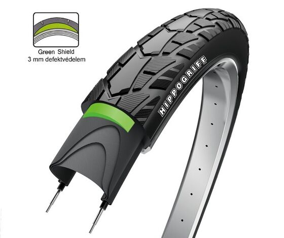 OBOR külső gumi Hippogriff 700x35C Green+ 17966