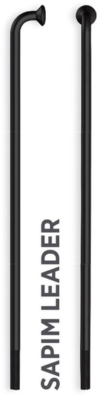 SAPIM Küllő SA Leader Inox 14G 277mm J-Bend fekete + Polyax réz 14G 12mm fekete SALE14277Z