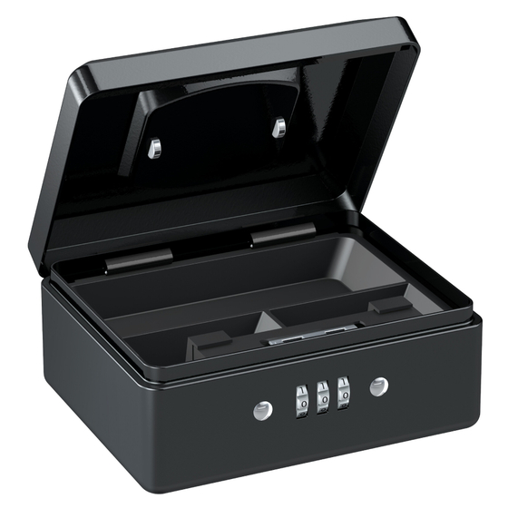 Basi GKZ 10M Fekete számzáras pénzkazetta B210102001100