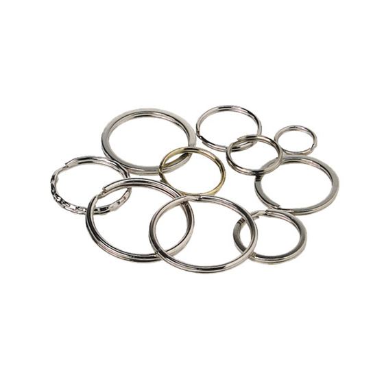 Basi SR 25 nikkelezett kulcskarika (100db) B87002401