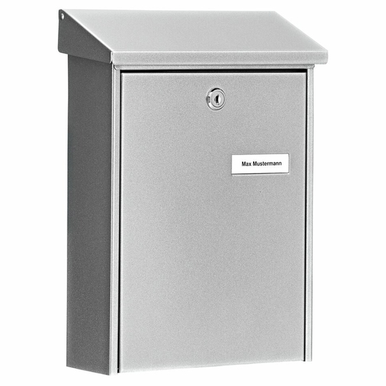 Burg Wachter Daily 5861 SI hagyományos kültéri postaláda Ezüst