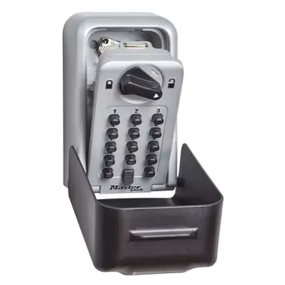 Master Lock 5426 Szürke nyomógombos kulcsszéf ML5426