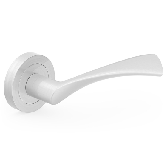 Metal-Bud DIANA Szálcsiszolt nikkel klasszikus rozettás kilincs MBZDON