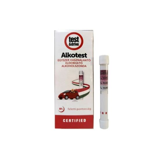 ALKOTEST Alkoholteszt egyszer használatos (TD)