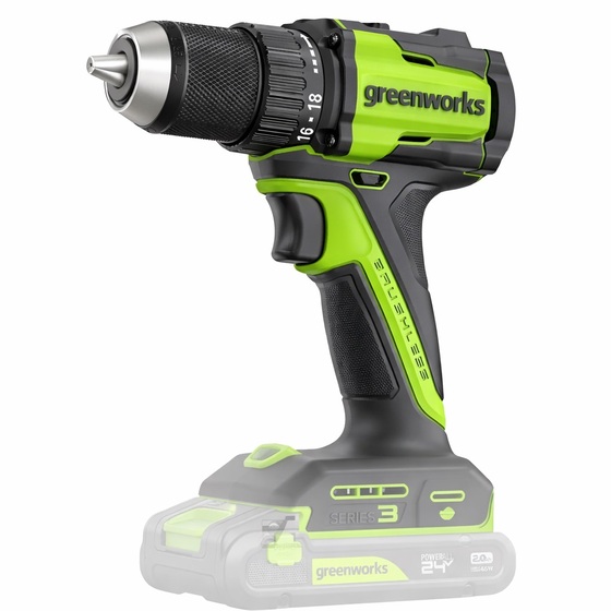 Fúró-csavarozó akkumulátoros Greenworks DD345 akkumulátor és töltő nélkül 3708107-GW