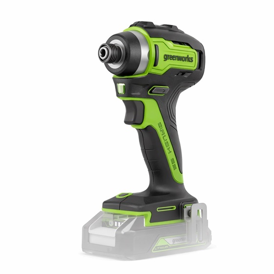 Ütvecsavarozó akkumulátoros Greenworks GD24D200 akkumulátor és töltő nélkül 3803307-GW