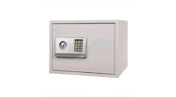 Nagyméretű digitális bútorszéf szürke 34x43x35cm