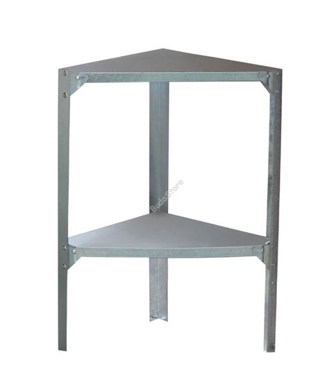 G21 Sarok fémpolc 42x42 cm kerti házakba és üvegházakba 63900482