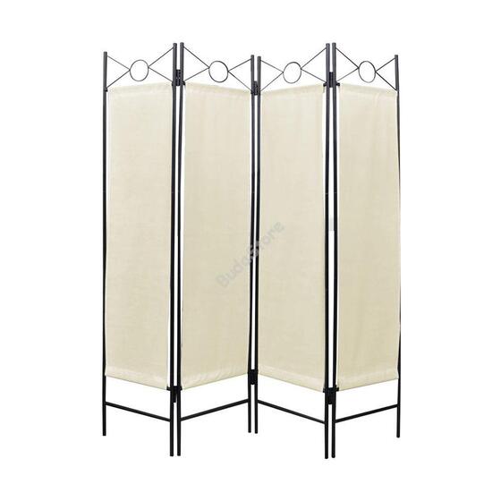 4 paneles térelválasztó paraván bézs HOP1001019-1