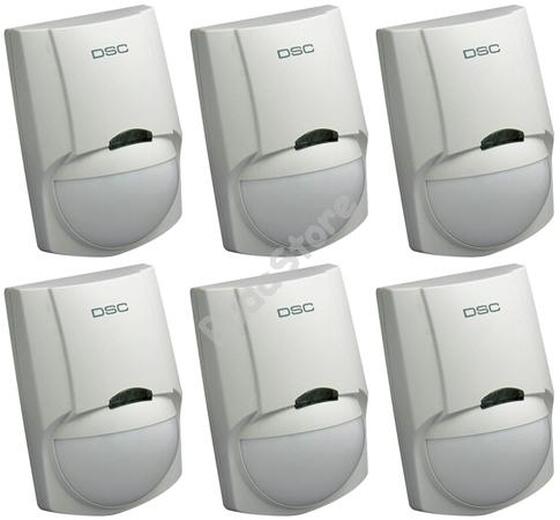 DSC LC100-PI passzív infra mozgásérzékelő 6 db-os PACK 116731