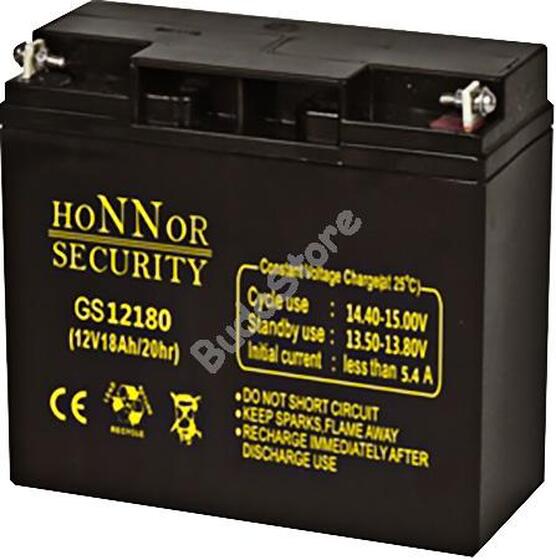 HONNOR 12V 18Ah zselés ólom akkumulátor 117948