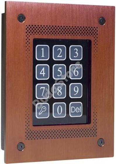 CODEFON kártyaolvasós kódzár süllyesztett (255/30) barna 113907