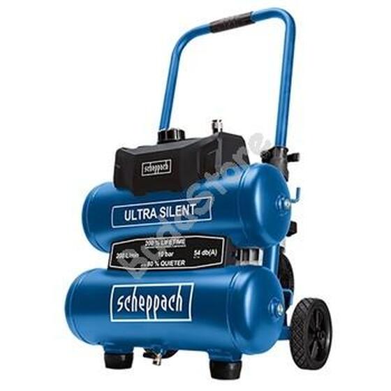 Scheppach HC 20 SI TWIN kompreszor 20L ultracsendes/olajmentes/kéthengeres 5906145901