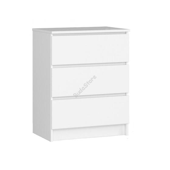 3-fiókos komód fehér HOP1001287