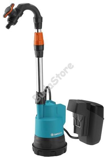 Gardena Akkumulátoros hordóürítő szivattyú 2000/2 18V  P4A akkumulátor nélkül - 14602-55