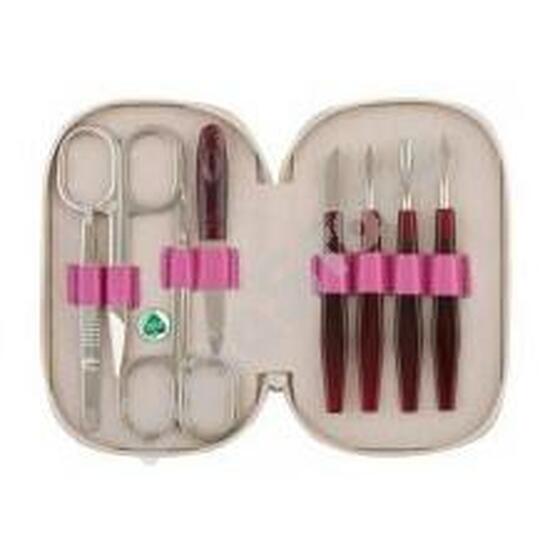 DUP HANY , 8 darabos pink manikűr szett - 2304-01-305