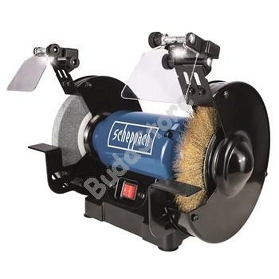 Scheppach SM 200 LB - Kettős köszörű kefekoronggal - 5903111901