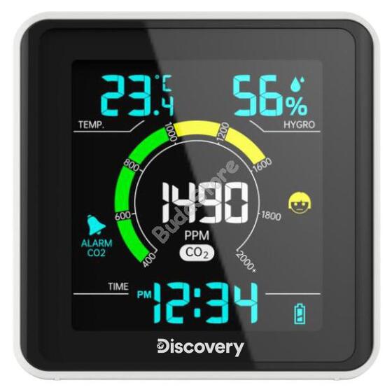 Discovery Report WA40 időjárás-állomás széndioxid érzékelővel 78877