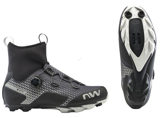 NORTHWAVE Cipő NW MTB CELSIUS XC GTX 41 téli, szürke/fényvisszaverős 80204040-82-41