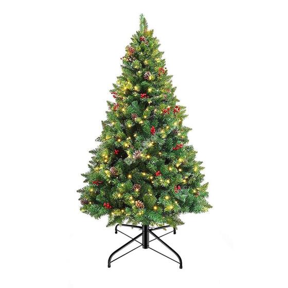 260LED-es műfenyő 180cm-es melegfehér HOP1001381