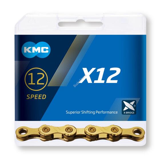KMC Lánc KMC X12-1 GOLD 1/2x11/128 126L X12-1GOLD