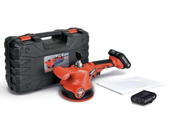 MONTOLIT Vibráló elektromos tapadókorong Battile Pro Li-ion 16V 2 Ah - 8023743028072