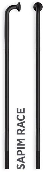 SAPIM Küllő SA Race Inox 14G 295mm J-Bend fekete + Polyax réz 14G 12mm fekete SARA14295Z
